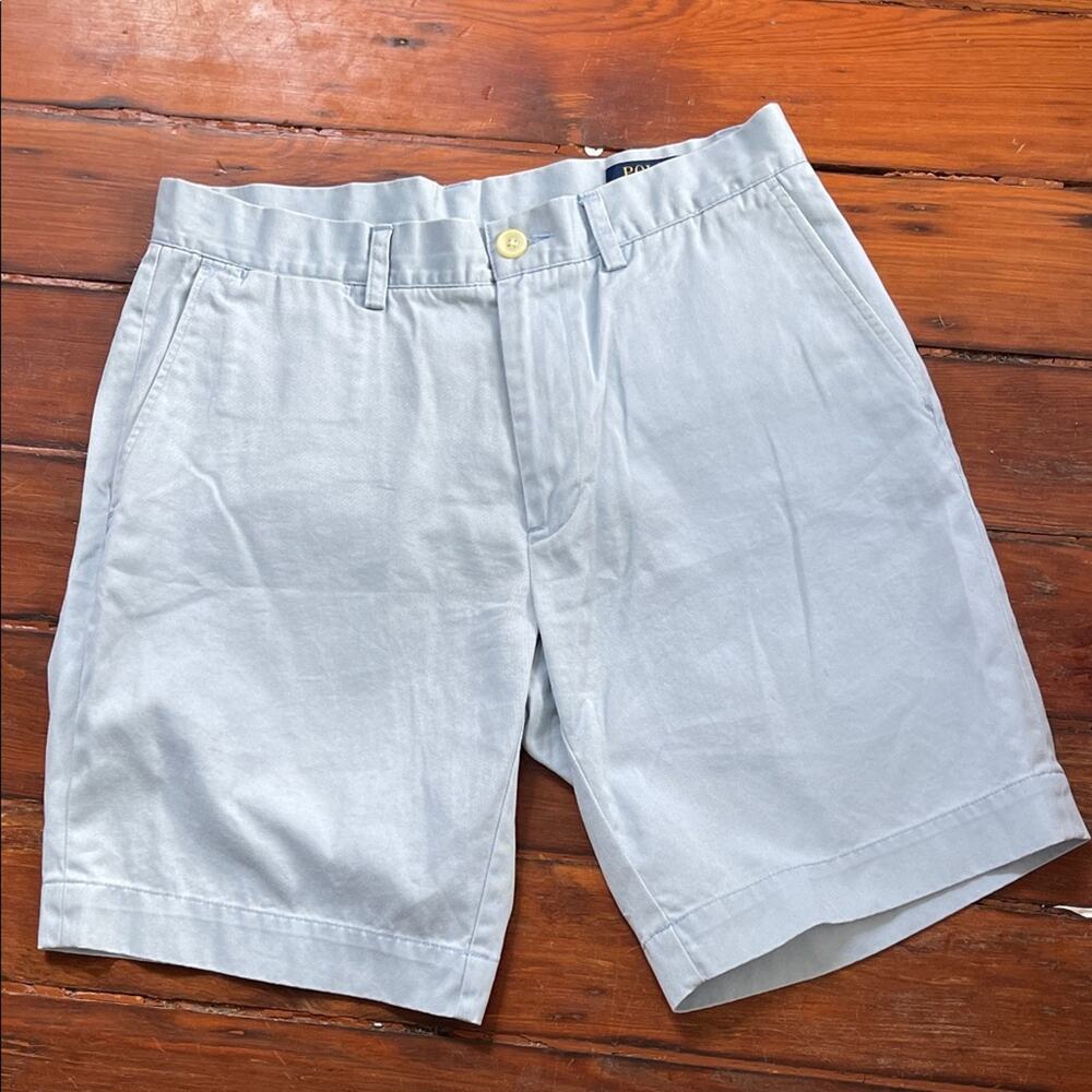 Polo Ralph Lauren flat front chino dress shorts sz 32